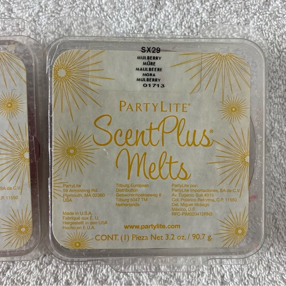 PartyLite ScentPlus Wax Melts Wild Strawberry & Mulberry - Picture 3 of 6